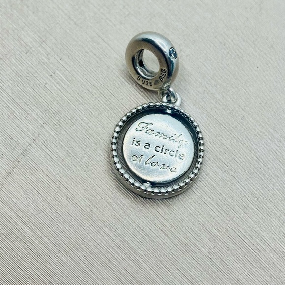 EUC Pandora 797786CZ Sterling Silver Spinning Tree of Life Dangle Charm - Picture 8 of 10